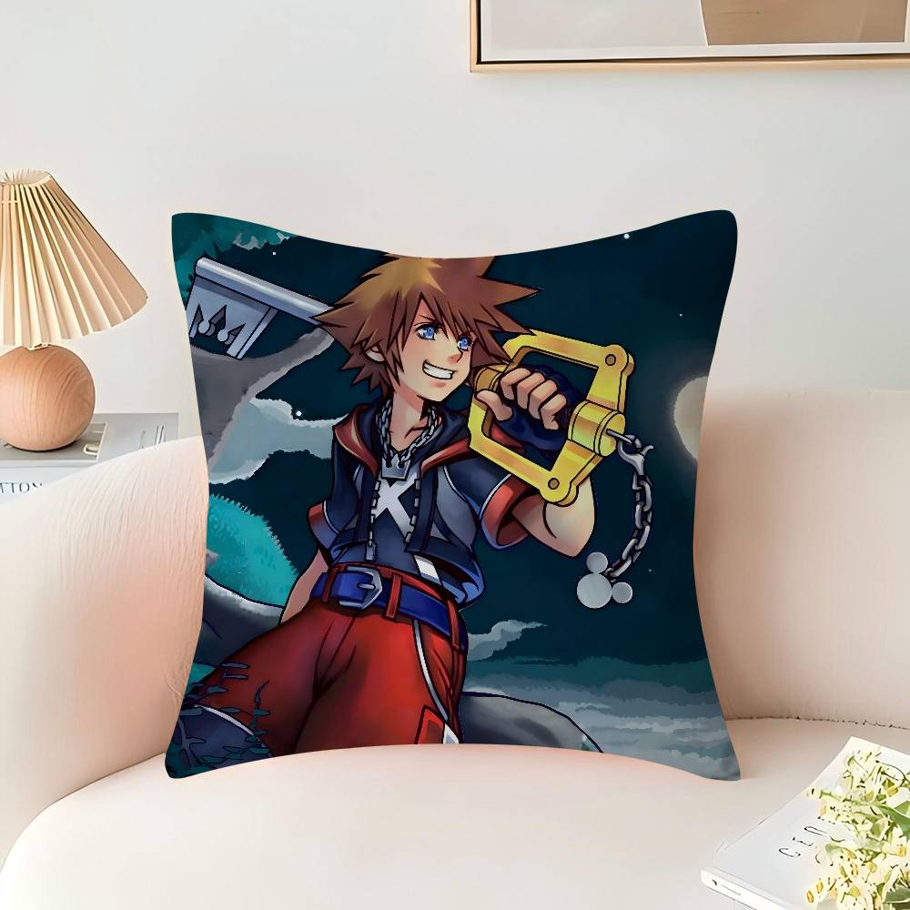 GAME Kingdom Hearts Personalized Pillow Cover Kids Bedroom Wild Party Decor Pillowcase Kid Birthday Shower Gift