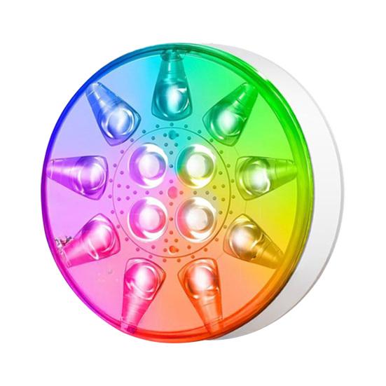 LED Poollichter Set mit Timerfunktion Fernbedienung IP68 Wasserdicht 16 Farben 3 Modi Wiederaufladbare Unterwasser-Poollichter