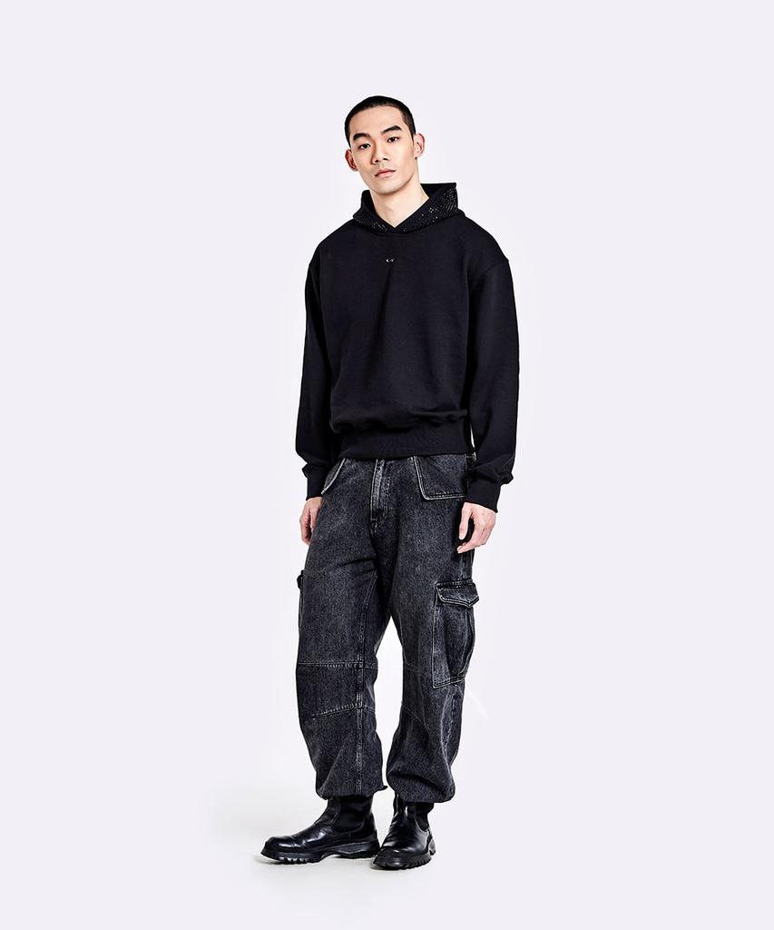 Rinestone Hoodie - Black