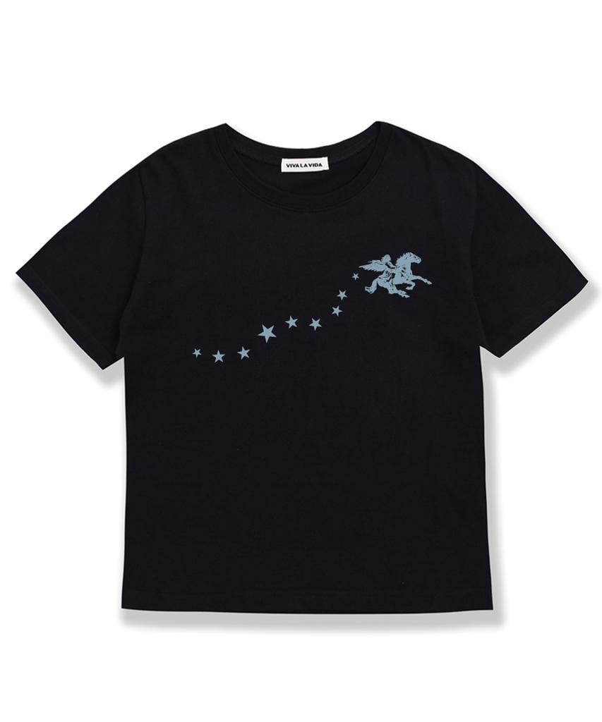 Bibalabida Nebula Crop Short Sleeve T-Shirt