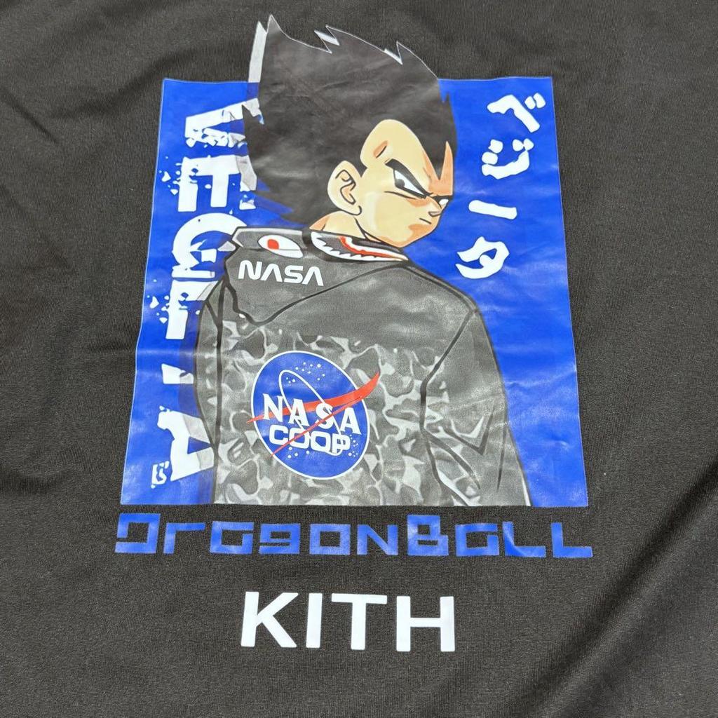[USED] ROBERT CAVANI NASA KITH Vegeta T-shirt DBZ