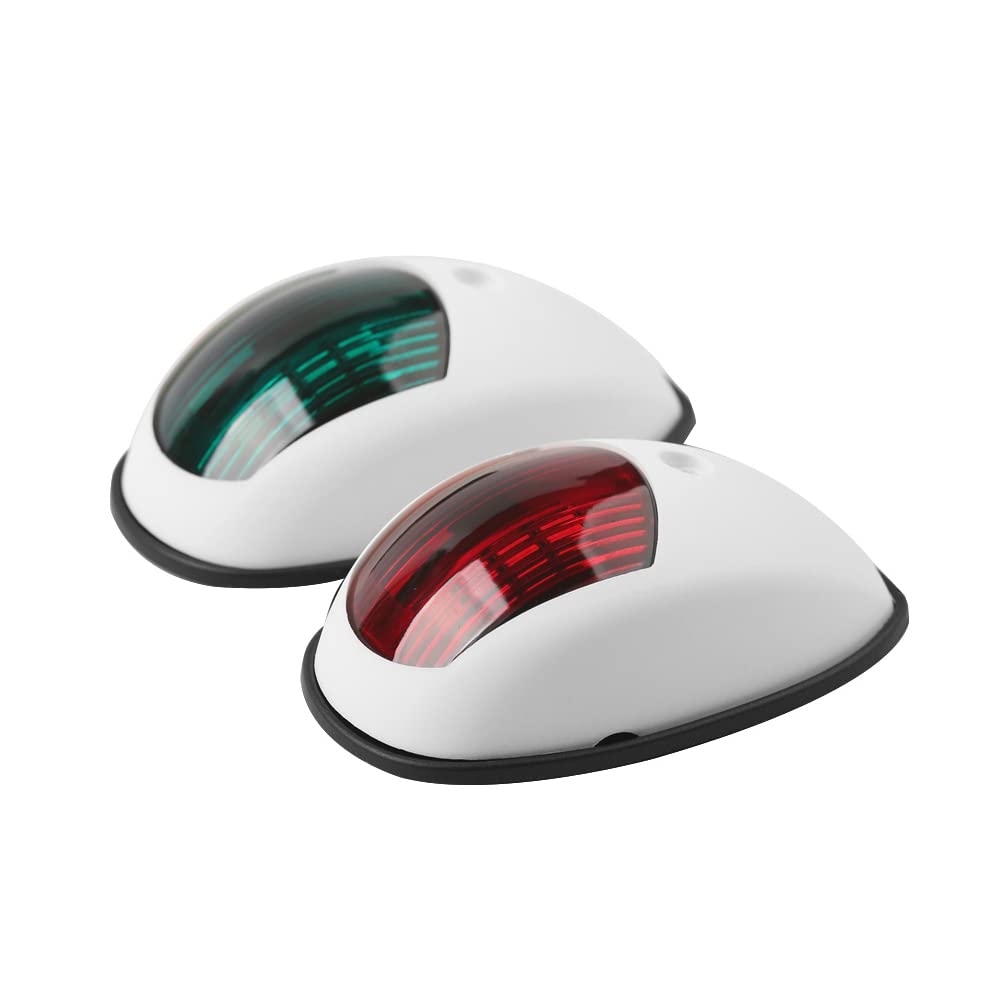 Yacht-Navigationslicht Wasserdicht LED Marine Signalhornlicht Navigationslicht Rot und Grün Marineleuchte 12V 24V 2 Stück