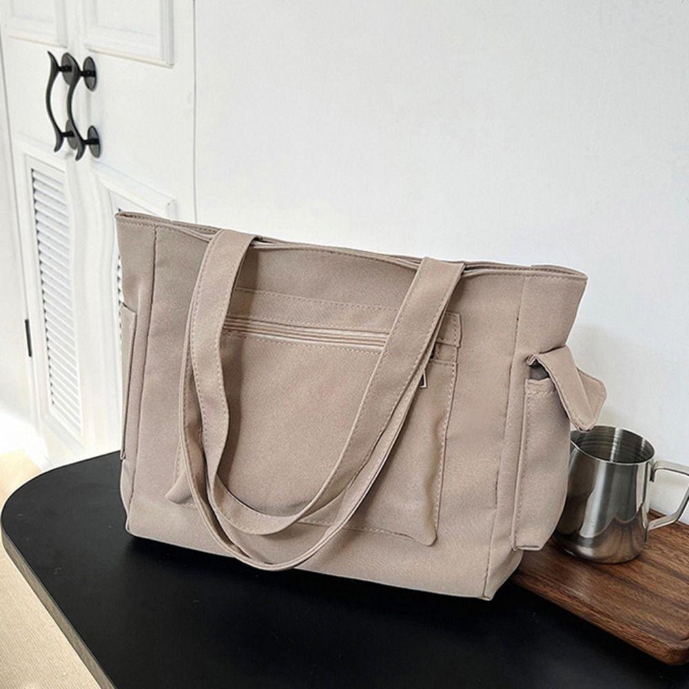 Minority Design Canvas Tote Bag Large Capacity Mommy Bag Oxford Shopping Bag Streetwear