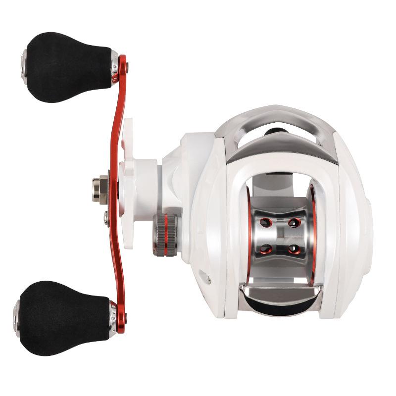New Fishing Reel 7.2:1 Gear Ratio Max Drag 10kg 5+1BB Bearings Bait Reel with Aluminum Spool Magnetic Brake Suitable for Bait Freshwater Fishing