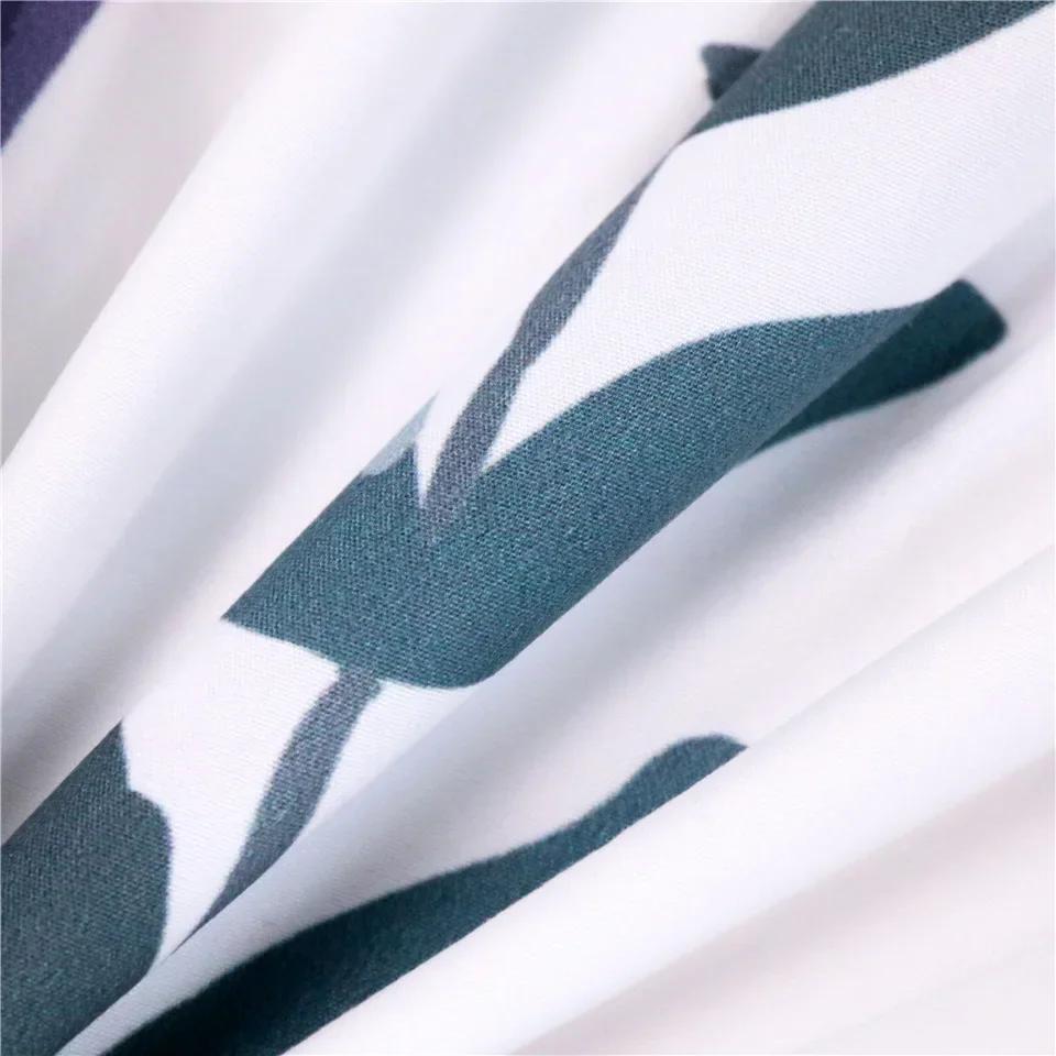 Small Flower Bedclothes Bedding-set-cover Duvet Cover Pillowcases US Queen 228x228cm Double White Bedding Set 100% Hot New