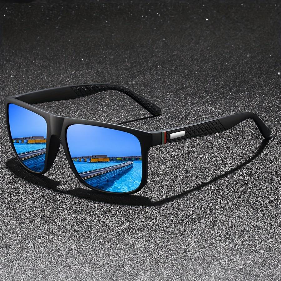 1pcs Vintage Check Pattern Square Fashion Glasses for Men & Women Full-Rim Rectangle Frames for Driving, , & Vacations