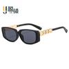 New Yingling style, European and American personalized small box sunglasses, street shooting characteristic glasses, retro sunglasses