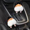 Cute Cartoon Car Gear Shift Cover Soft Plush Auto Shifter Hand Brake Case Seat Belt Rearview Mirror Cover Car Accessories