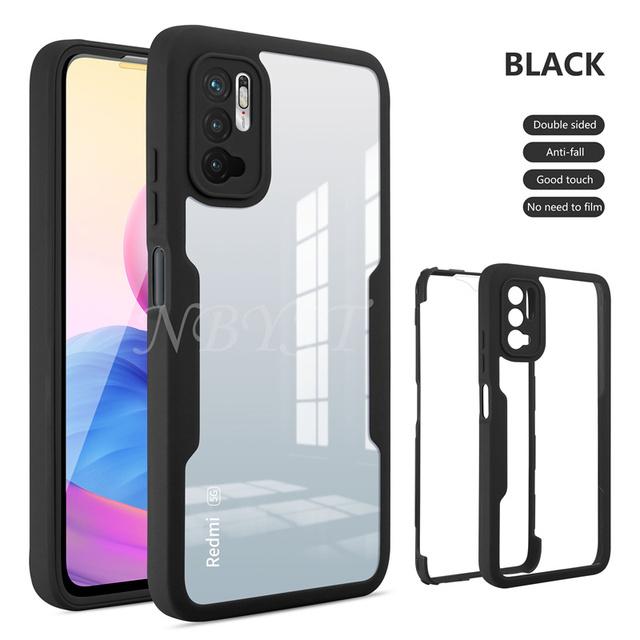 Dvojitý ochranný HD PET filmový kryt pro Xiaomi 12T 11T Mi 11 Lite NE 5G POCO X4 Redmi 10C Note 11E 11s 10s Pro 360 Ochranný kryt na celé tělo