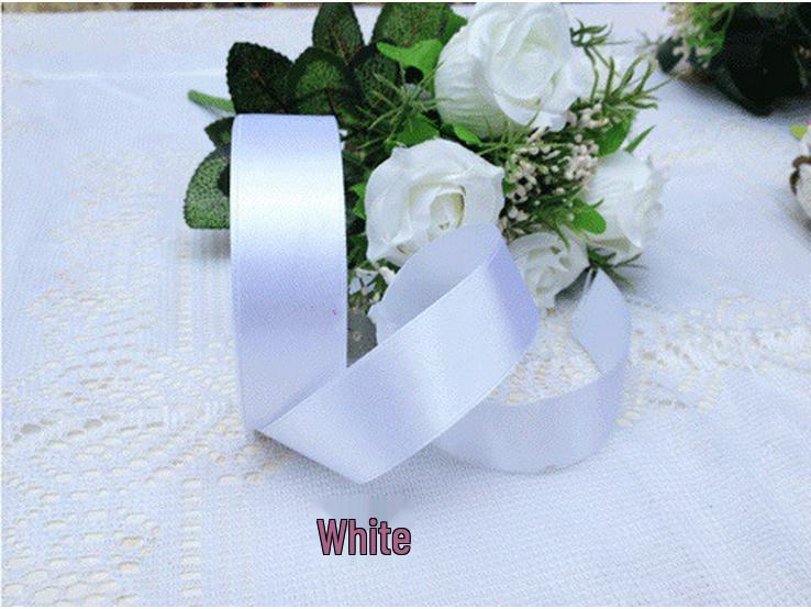 2cm Silk Satin Ribbon for Gift, Cake Decoration, Floral Arrangements, Bows, and Badges.