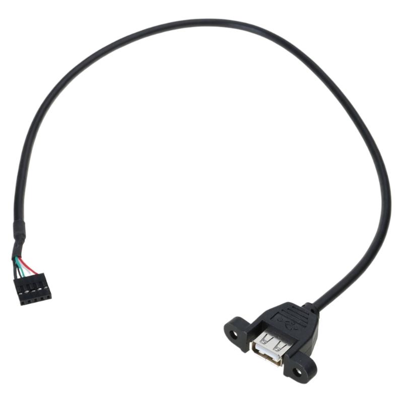 

USB2.0 Female to Motherboard 5Pin Header Durability 5Pin USB IDC Motherboard Header Cable for Secure Internal Connection 1