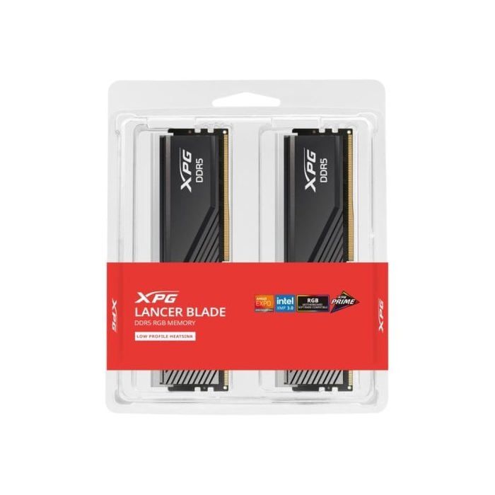 Kit Barrettes mémoire 32Go (2x16Go) DIMM DDR5 Adata XPG Lancer Blade RGB PC5-48000 (6000 MHz) (Noir)