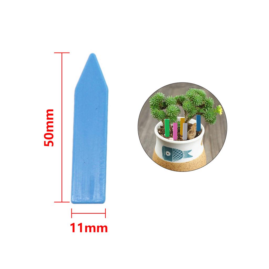 Garden Plant Label Plastic Arrow Sign Nursery Seedling Tray Marker Flower Bonsai Number Plate DIY Gardening Tool Multiple Colors