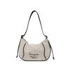 New Champion Fabric Shoulder Bag Unisex Black White/Medium Blue Denim/Gray Black U5CACPU37