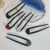 Retro Gem-Embellished Hairpin: Stylish Hair Fork and Bun Headdress for Women