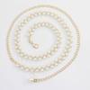 Thin Pearl Pendant Belt Adjustable Dress Skirt Belt Belly Chain Belt  Women Dress Decoration