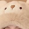Winter Cartoon Bear Plush Hat Women Cute Warm Ear Protection All-Match Furry Lei Feng Hat