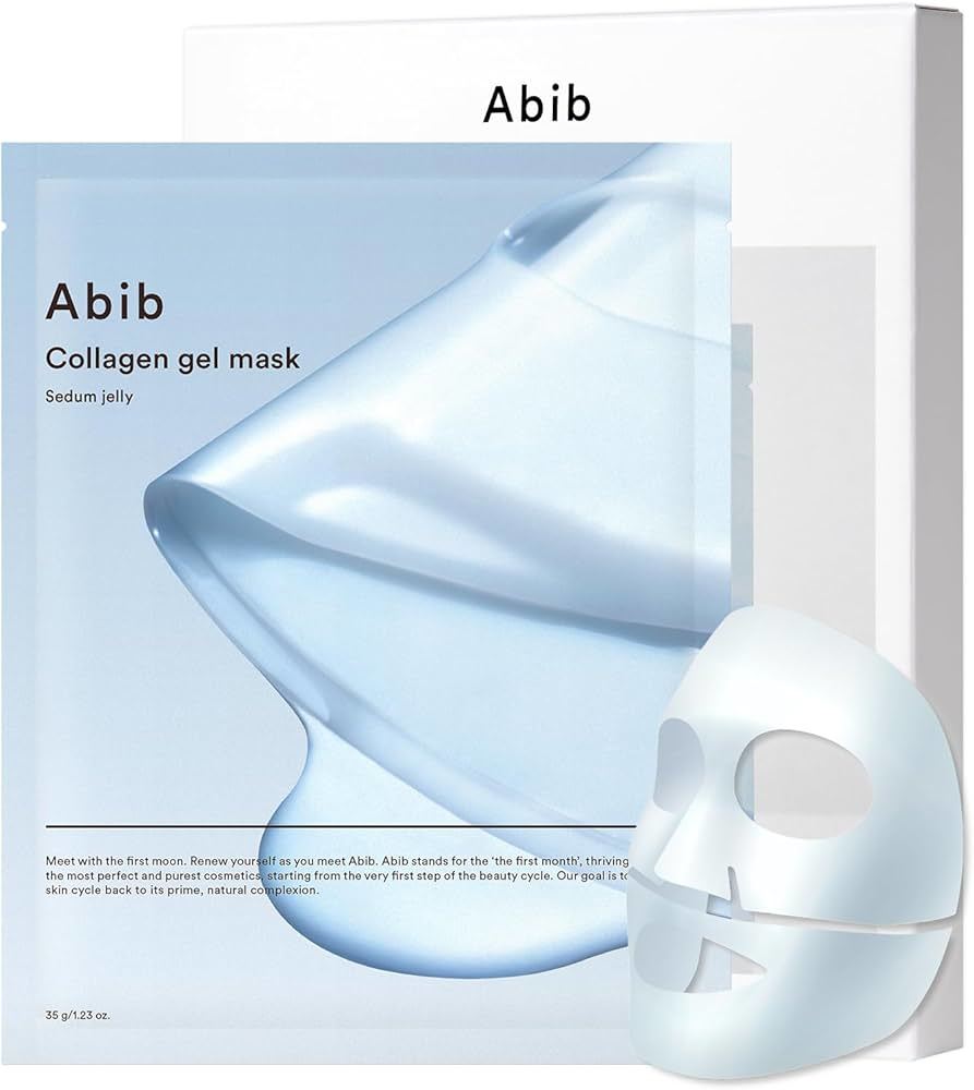ABIB Collagen Gel Mask (3 Types) / Heartleaf / Sedum / Jericho Rose / Calming, Hydrating, Moisturizing, Korean Cosmetics, Kbeauty