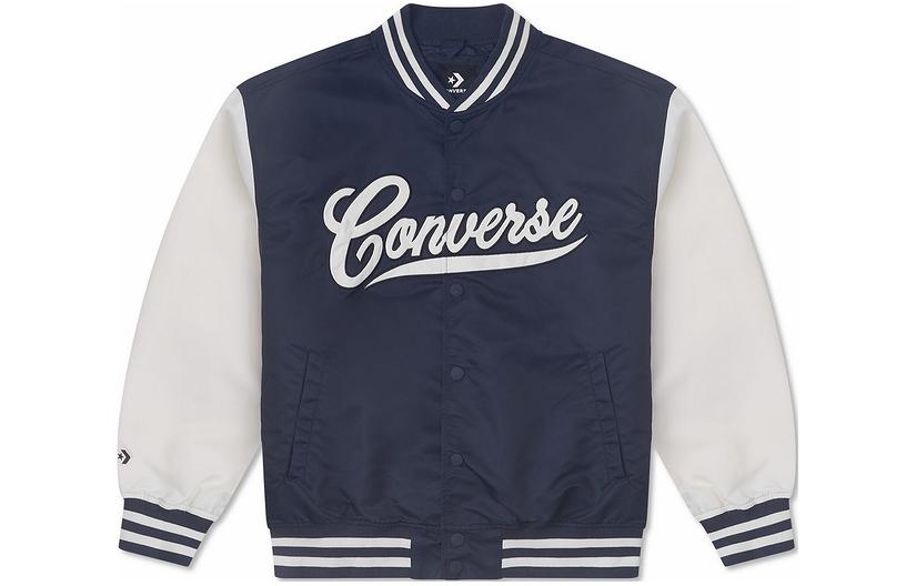 Converse Baseball Jacket Unisex Marine Blue 10026912-A03 3XL