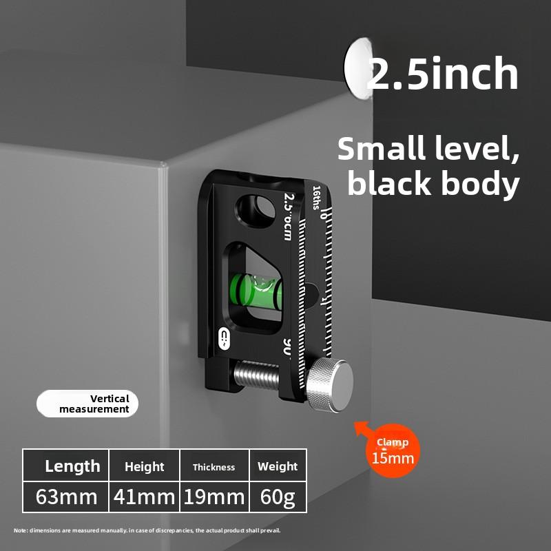 Solid Cast Aluminum Spirit Level, High Precision Strong Magnetic V-Groove Magnet Track Angle Finder for Construction