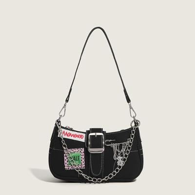 Damen Baguette-Tasche mit Kette 2025 Neue süße coole Premium-Umhängetasche für die Achsel