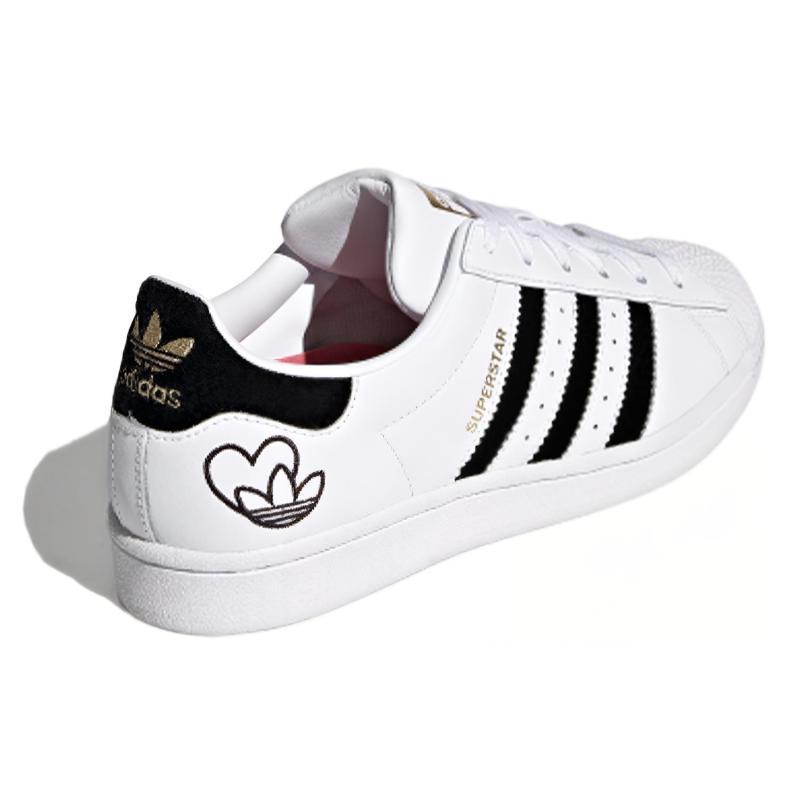 Adidas Women's Superstar 'Heart Logo White' Women's Sneakers FY4755