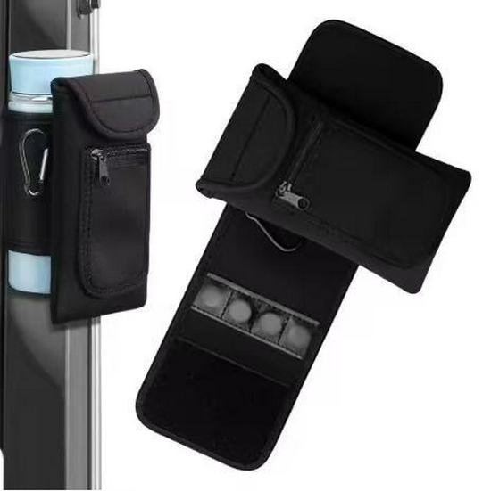 Outdoor Sports Insulated Water Bottle Bag with Magnetic Cup Holder - Large Capacity, Non-slip Design