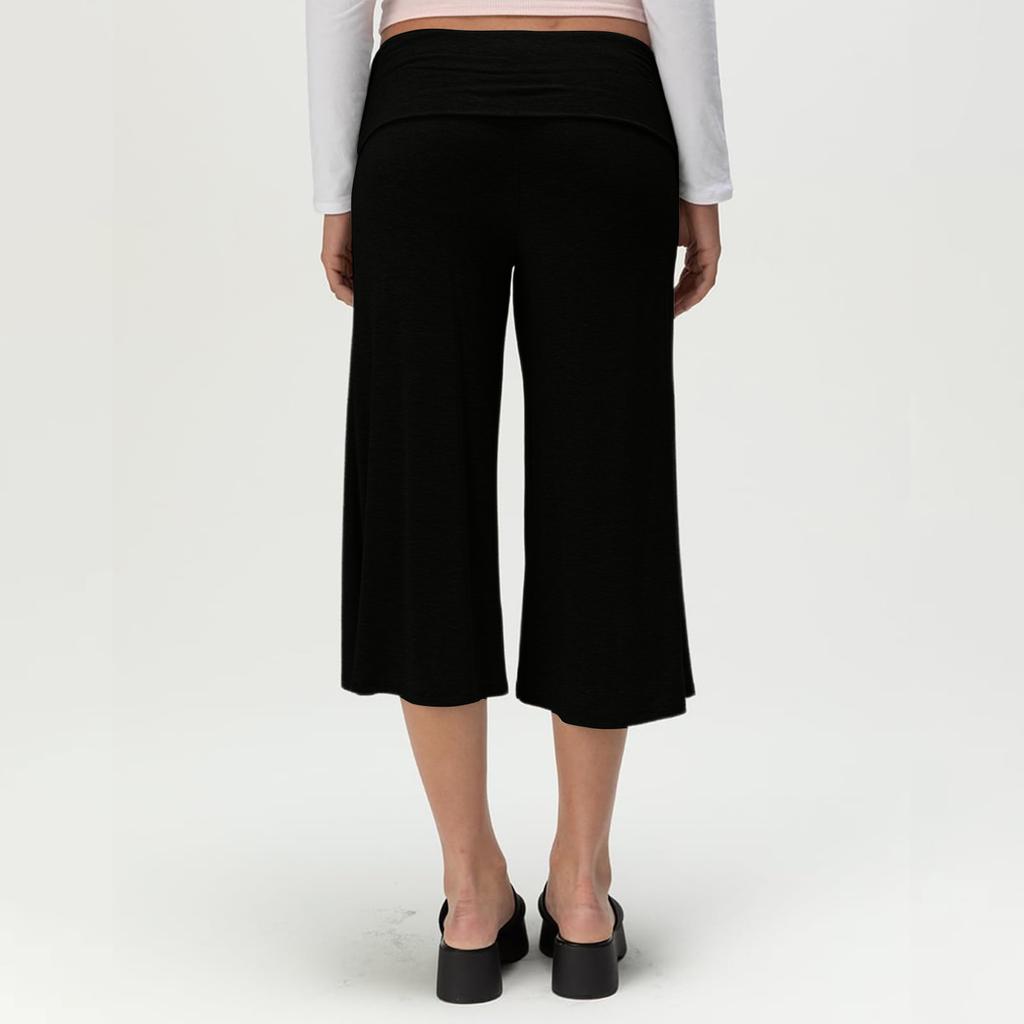 Ladies' Color Casual Pants, Fashionable And Trendy Five Quarter Shorts