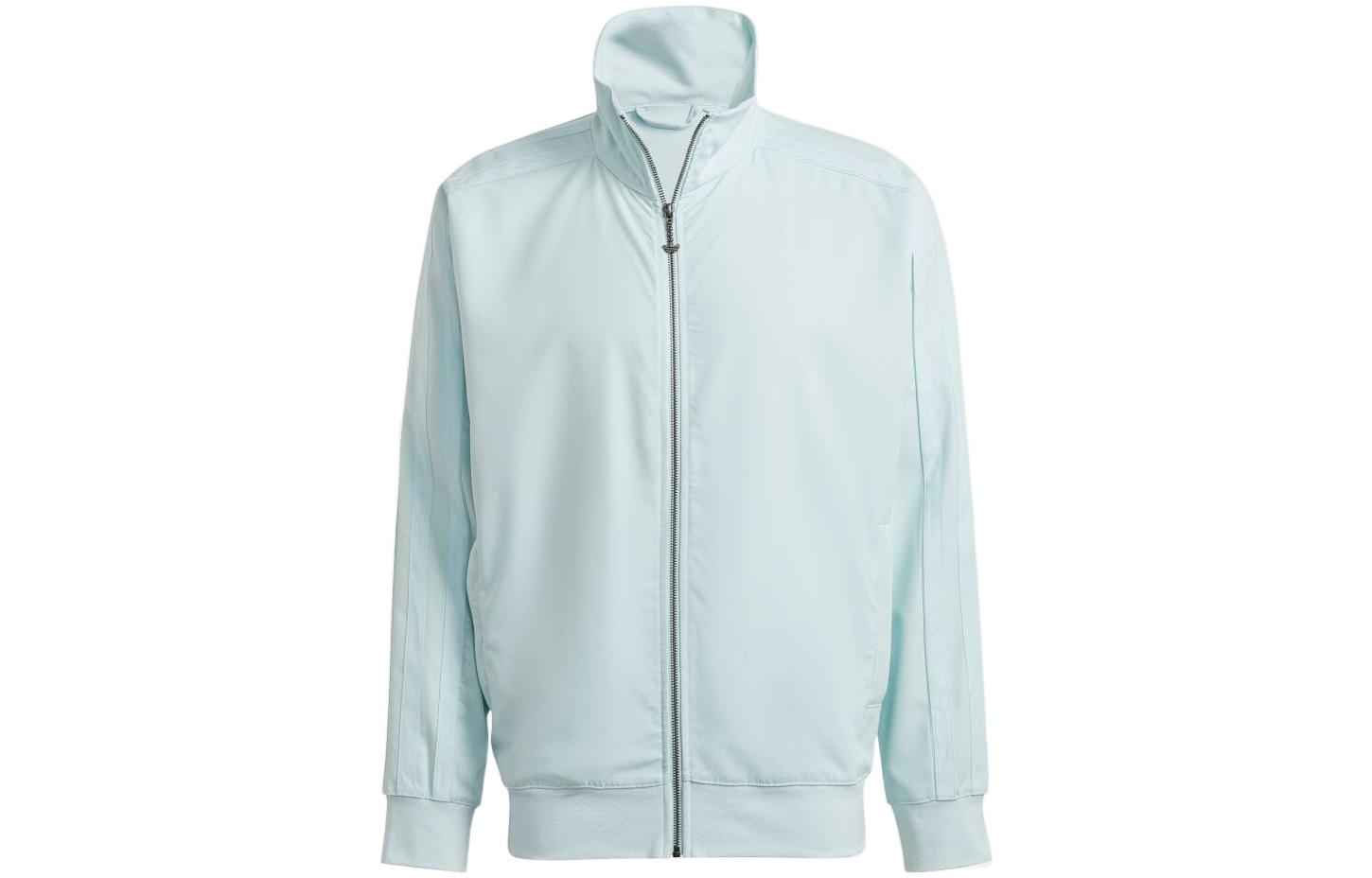 Adidas Originals Jackets Men s Light Blue Stand Collar Moderate Other HK2916 XL