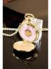 Sailor Moon Retro Mechanical Pocket Watch with Flip Cover - Epoxy Pendant Birthday Gift
