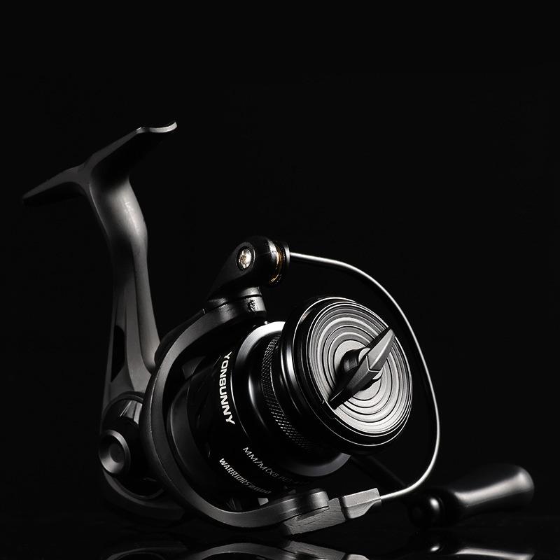 Mavllos Premium CNC Metal Spinning Reel – 5.2:1 High-Speed Gear Ratio, Large Diameter Drag, Lightweight Yet Durable Body, Smooth(Oblique) Spool  reel