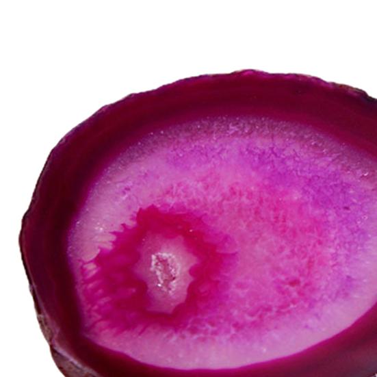 Polished Dyed Coaster Compact Stone Natural Agate Sliced Coaster Desktop Decor