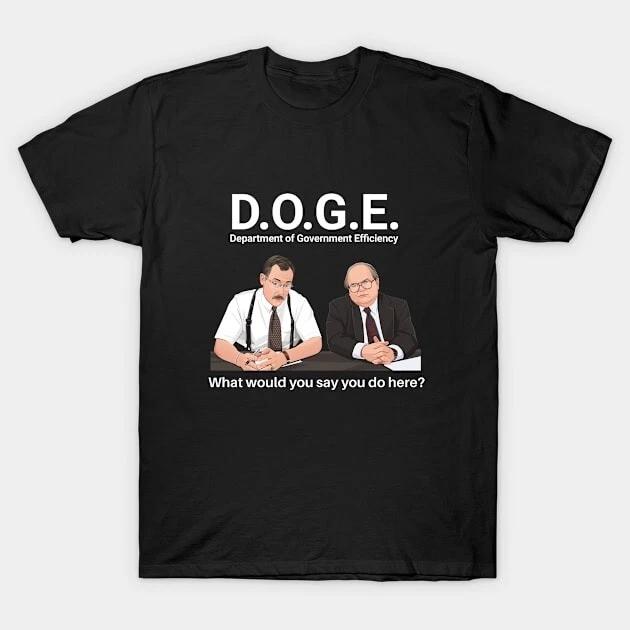 D.O.G.E. Department of Government Efficiency T-Shirt L