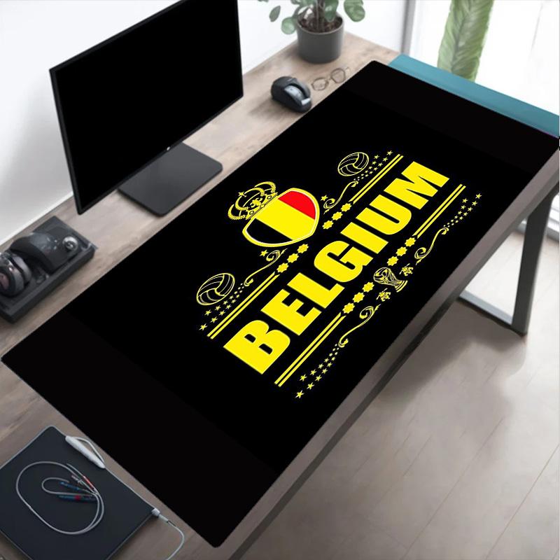 Belgian Football Association Emblem Mouse pad Mouse pad, Gaming Mouse Pad, keyboard pad, Desk Decor for computer notebook Fan Gift Birthday Gift