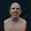 Halloween new product: Old man mask, old lady headgear costume props, latex bald head cover