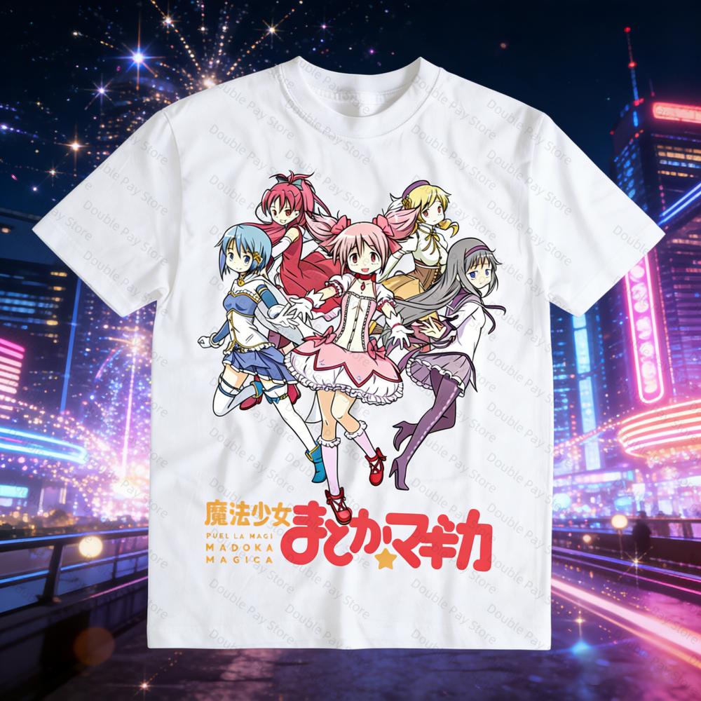 

Unisex Magical Girl Shirt Madoka Shirt Madoka Magica Shirt Kawaii Shirt Unisexs Shirts Women Tshirts Breathable Comfortable Tops 5XL різнокольоровий