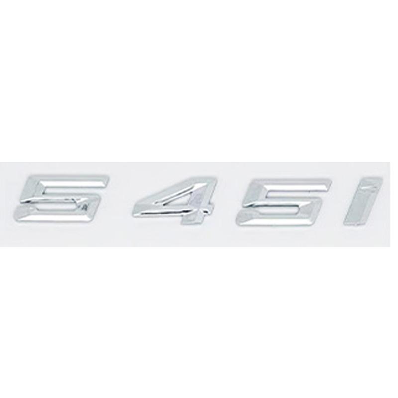 Car 3D ABS Trunk Letters Logo Badge Emblem Decal Sticker For BMW 5 series 520i 525i 528i 530i 535i 540i E39 E60 E61 F10 F11 G30