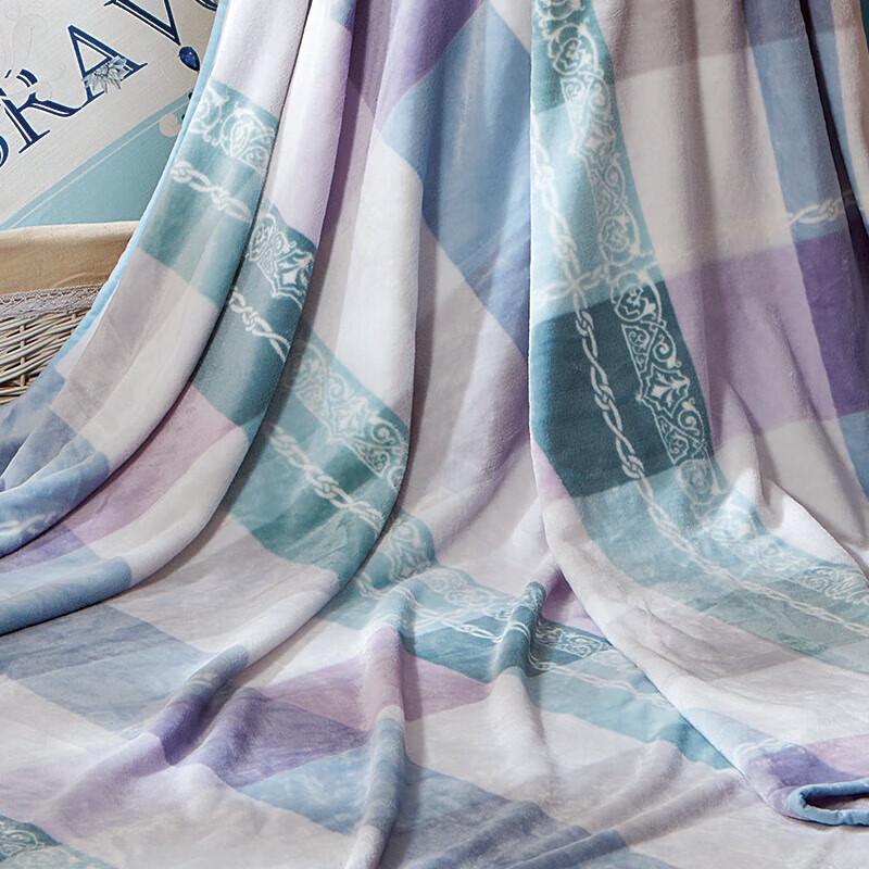 

FUANNA Seine Style Single-Layer Flannel Blanket 100x150cm