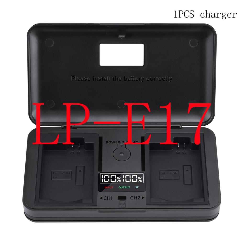 LCD Smart Charger Case Multi-function Battery Storage Box for Canon LP-E5 E6 E8 E10 E12 E17 NB-2L 7L 10L BP-511 Camera Battery