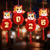 10/4pcs Red Lanterns Decoration Chinese New Year Hanging Ornaments Spring Festival Decoration Year of The Horse Accessories