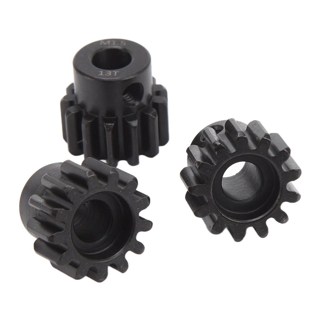3 Stück RC Auto Zahnradsatz M1.5 8mm Innenbohrung Stahl Auto Motorritzel für 15 18 110 Modellauto 13T