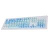 Keyboard Keycaps 104 Keys Two Color Translucent PBT Material Ergonomic Design Computer Accessories
