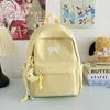 Schoolbag Wholesale High Value Bow Lightweight Small Backpack Japanese Ins Simple High School Student Schoolbag Versatile Backpack