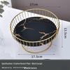 Ruhan European Style Luxury Metal Fruit Plate