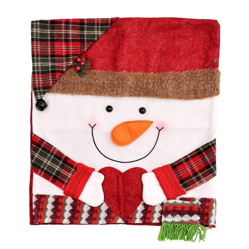 1/2Pcs Christmas Chair Back Covers 21.26x18.9in Chair Covers Dining Chair Slipcovers for Holiday Gatherings Interior Decoration