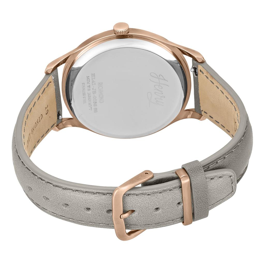 HENRY LONDON Men's RICHMOND Watch HL41-JS-0038-GRY Quartz Mineral Glass Silver Dial Stainless Steel [Used]