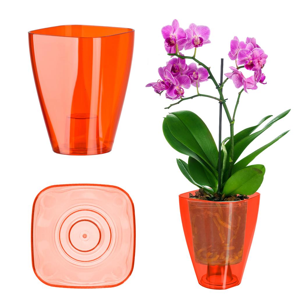 KADAX Pot Cover for Orchid Flower Pot Plastic Flowers