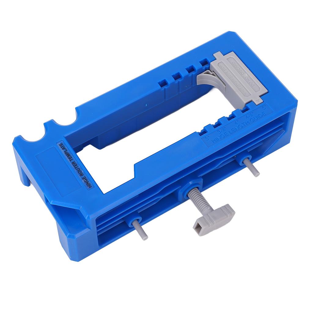Door Hinge Jig Kit Adjustable Intergrated Router Template Cutting Accessories for Length 35in