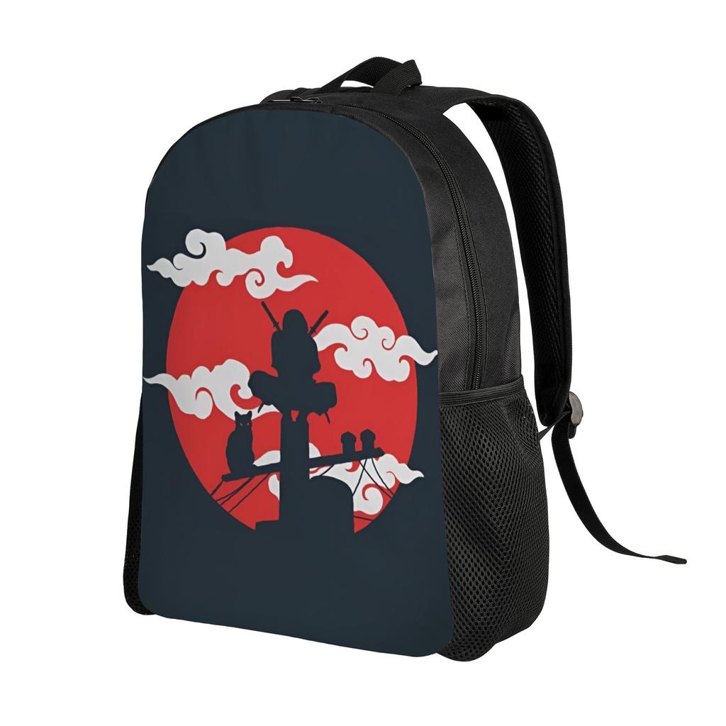 N-Narutoes Akatsukis Laptop Backpack Men Women Basic Bookbag for School College Students Anime Bags