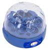 Eierinkubator 6 Eier 15W Blau mit automatischem Wender Eierkerze Display Temperaturregelung Geflügelbrutmaschine